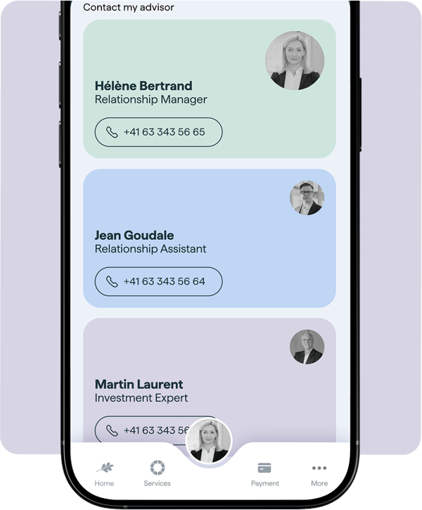 Your advisor at your service Your advisor at your service