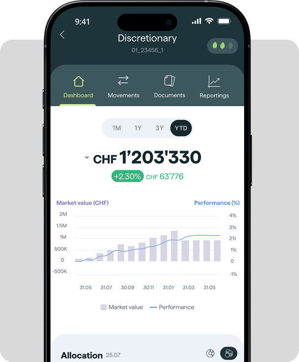 Investments composition and performance