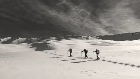 La Cordée Piguet Galland sur l’itinéraire de la Patrouille des Glaciers